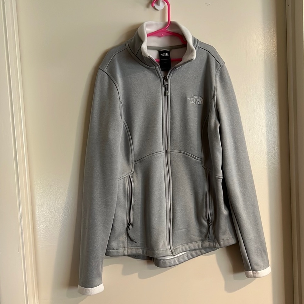 Women’s small NorthFace zip up sweater